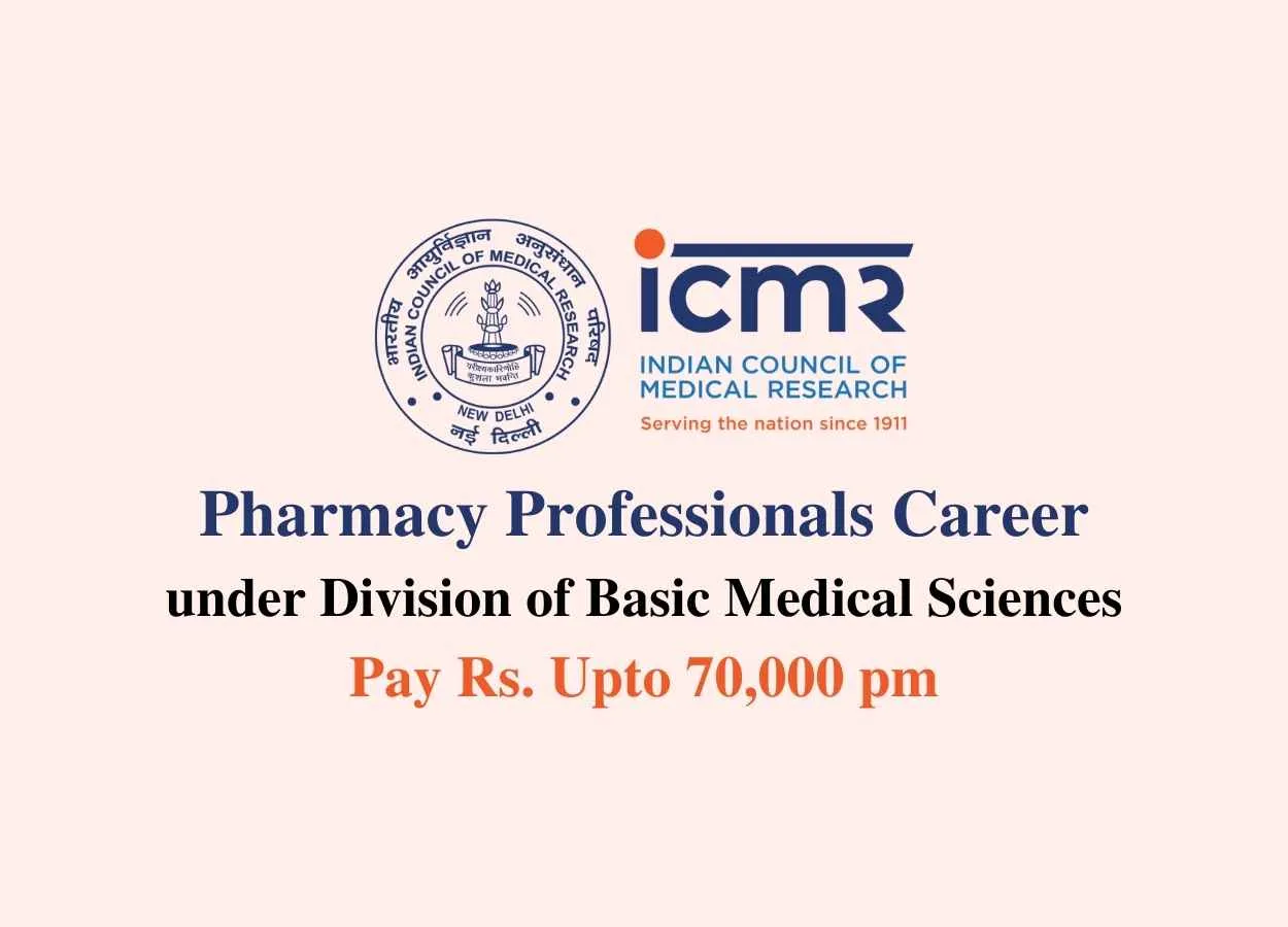 Career for Pharmacy Professionals under Division of Basic Medical Sciences