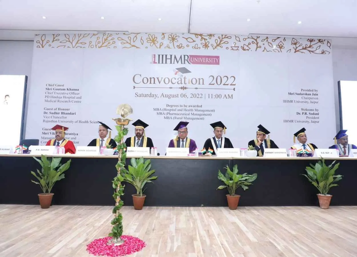IIHMR University, Jaipur confers 278 students with degrees  during Convocation 2022