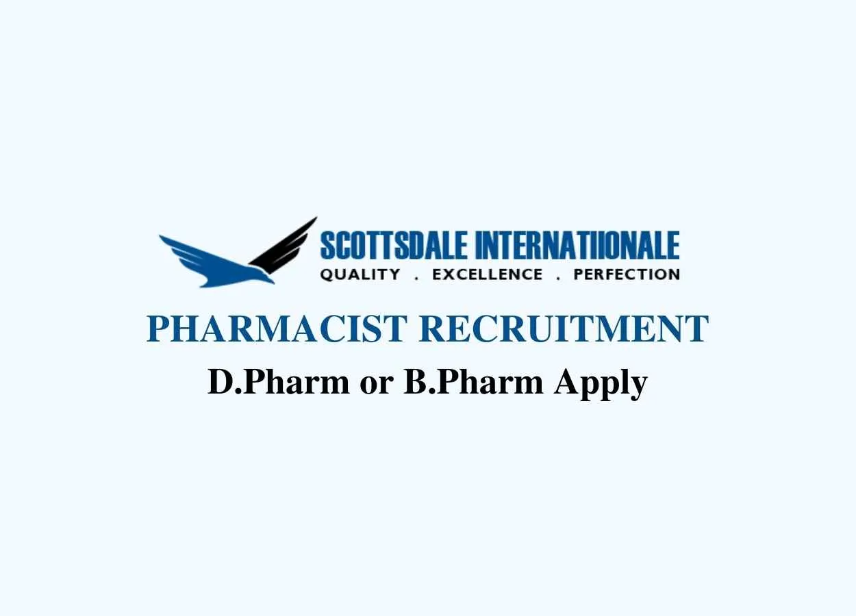 Job for Pharmacist at Scottsdale Internatiionale