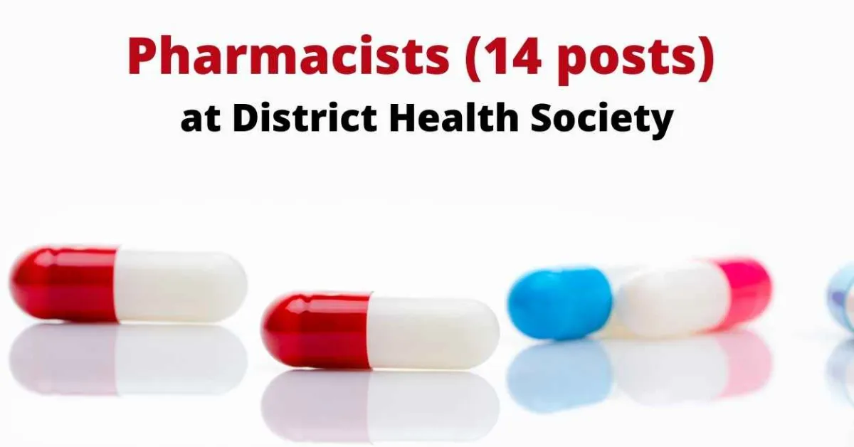 Job for Pharmacists at District Health Society