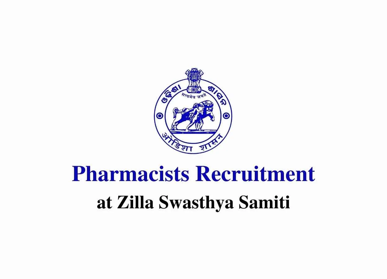 Job for Pharmacists at Zilla Swasthya Samiti