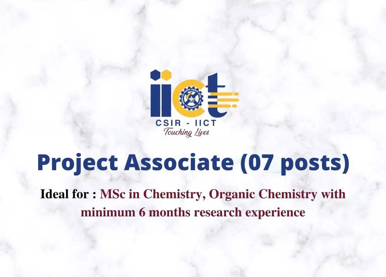 Job for Project Associate at IICT