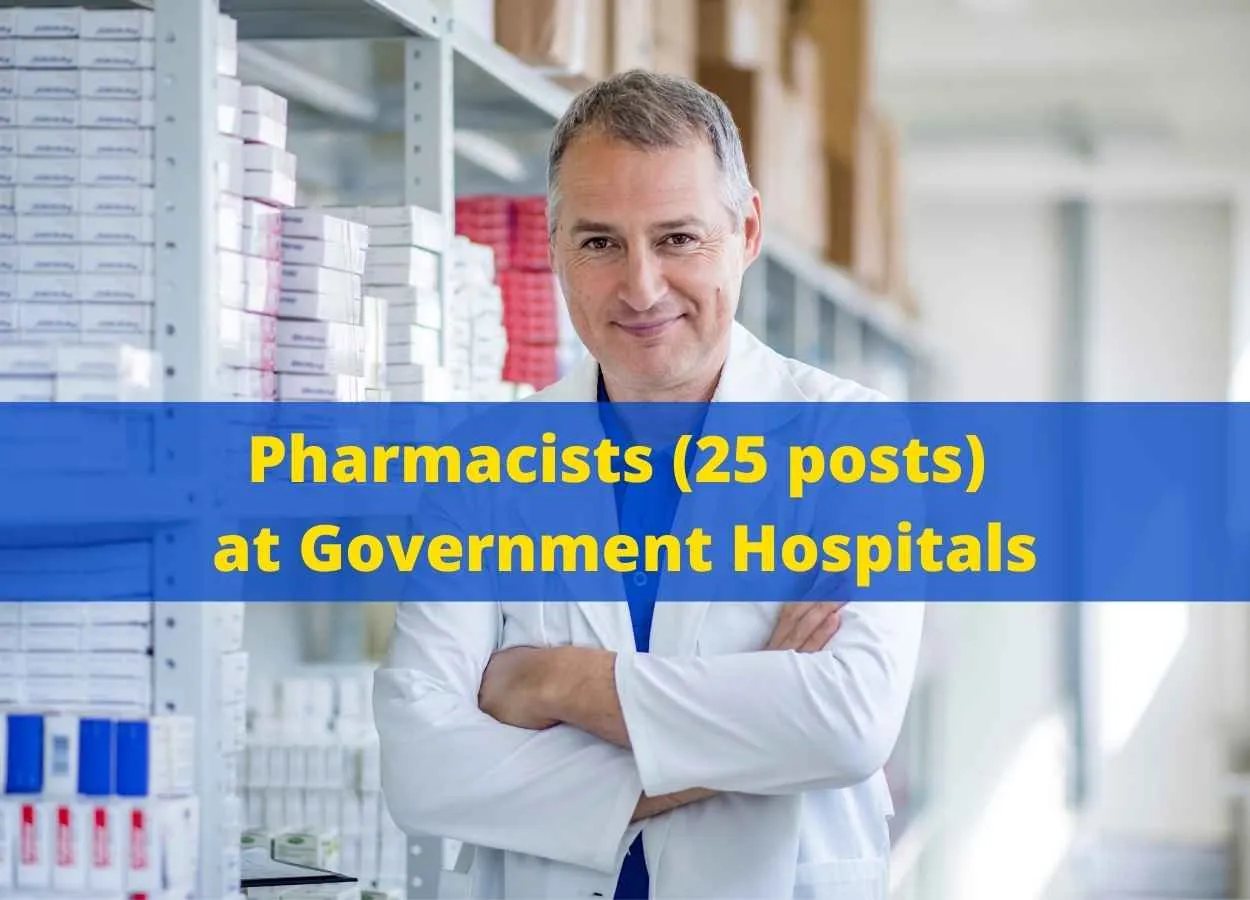 Job Openings for Pharmacists at Government Hospitals