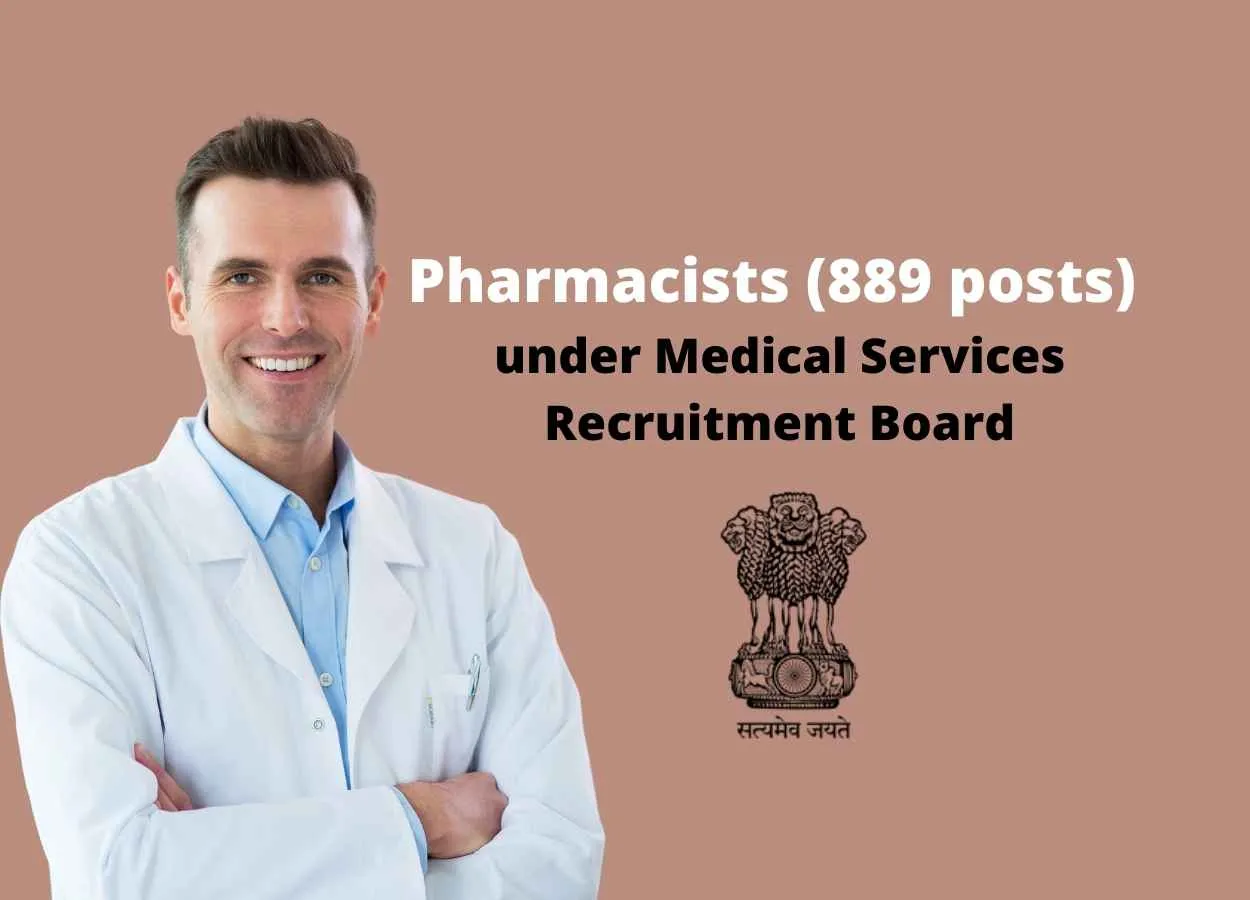 Job Openings for Pharmacists under Medical Services Recruitment Board