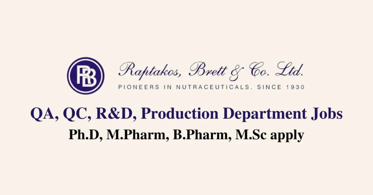 Multiple Openings at Raptakos, Brett And Company Limited