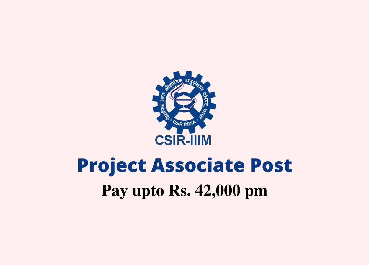 Online Interview for Project Associate at IIIM