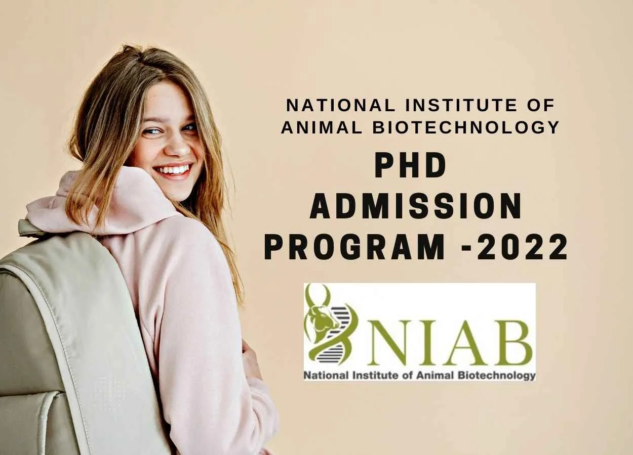PhD Admission Program DBT - National Institute of Animal Biotechnology RSP-II