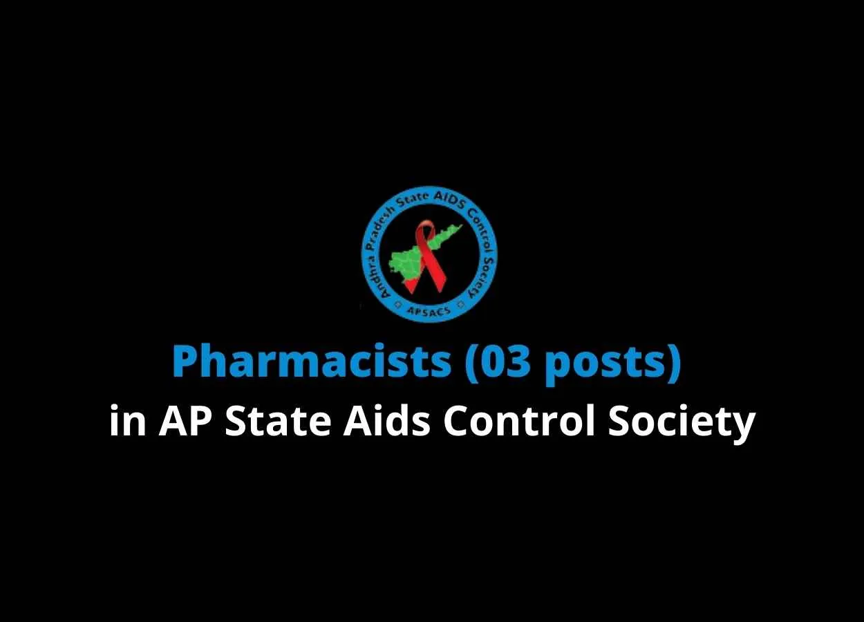 Recruitment for Pharmacists in AP State Aids Control Society