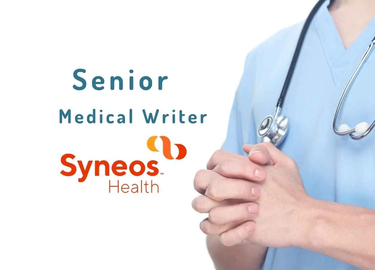 Syneos Health require Senior Medical Writer