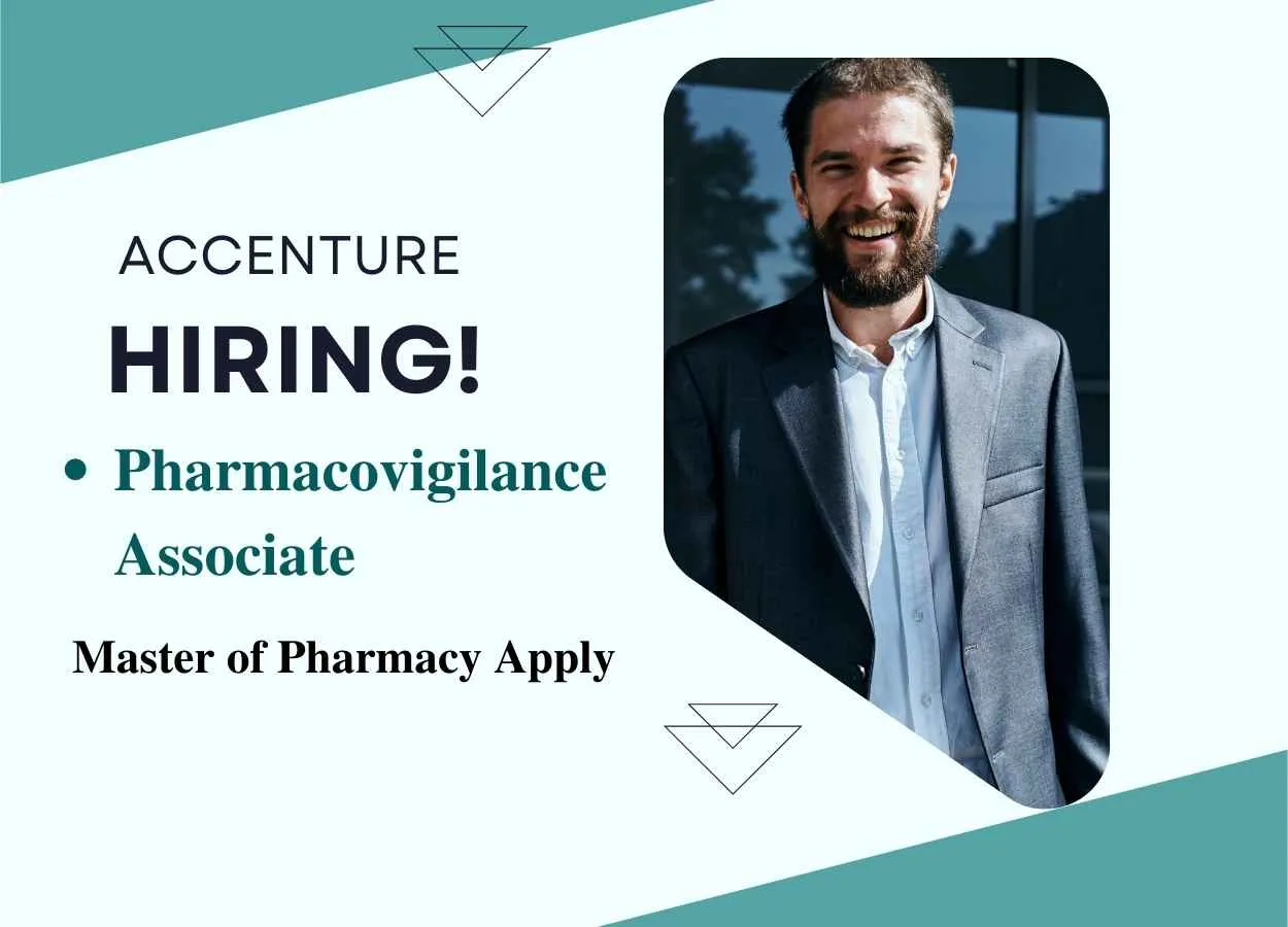 Accenture looking for Pharmacovigilance Associate