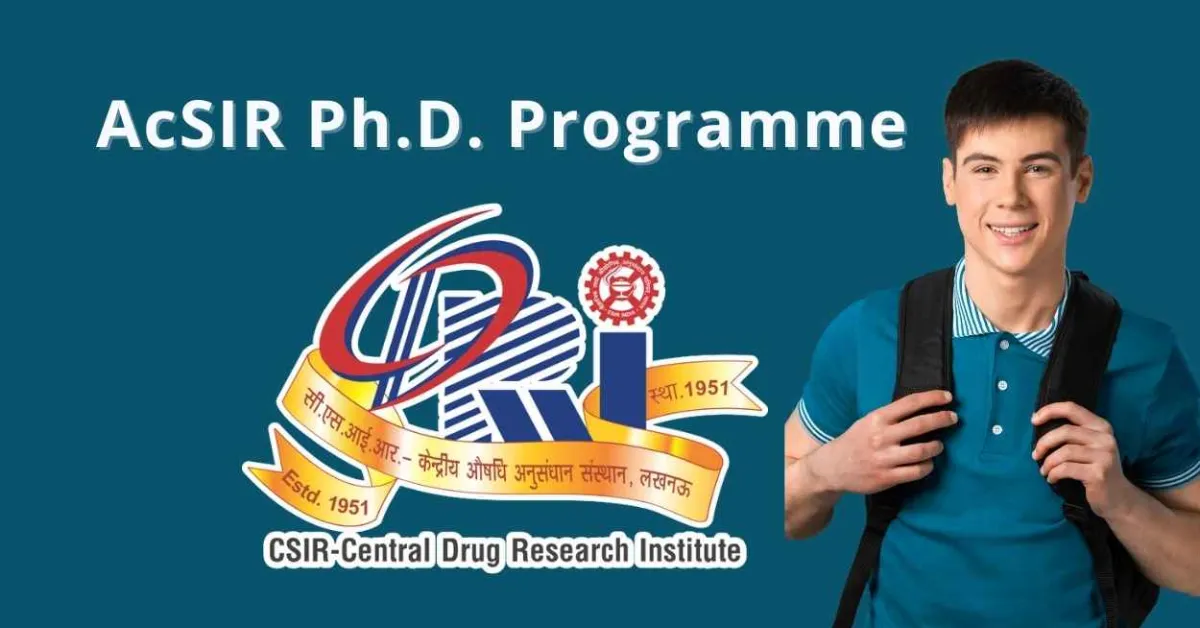 Admission in CSIR-CDRI-AcSIR Ph.D. Program