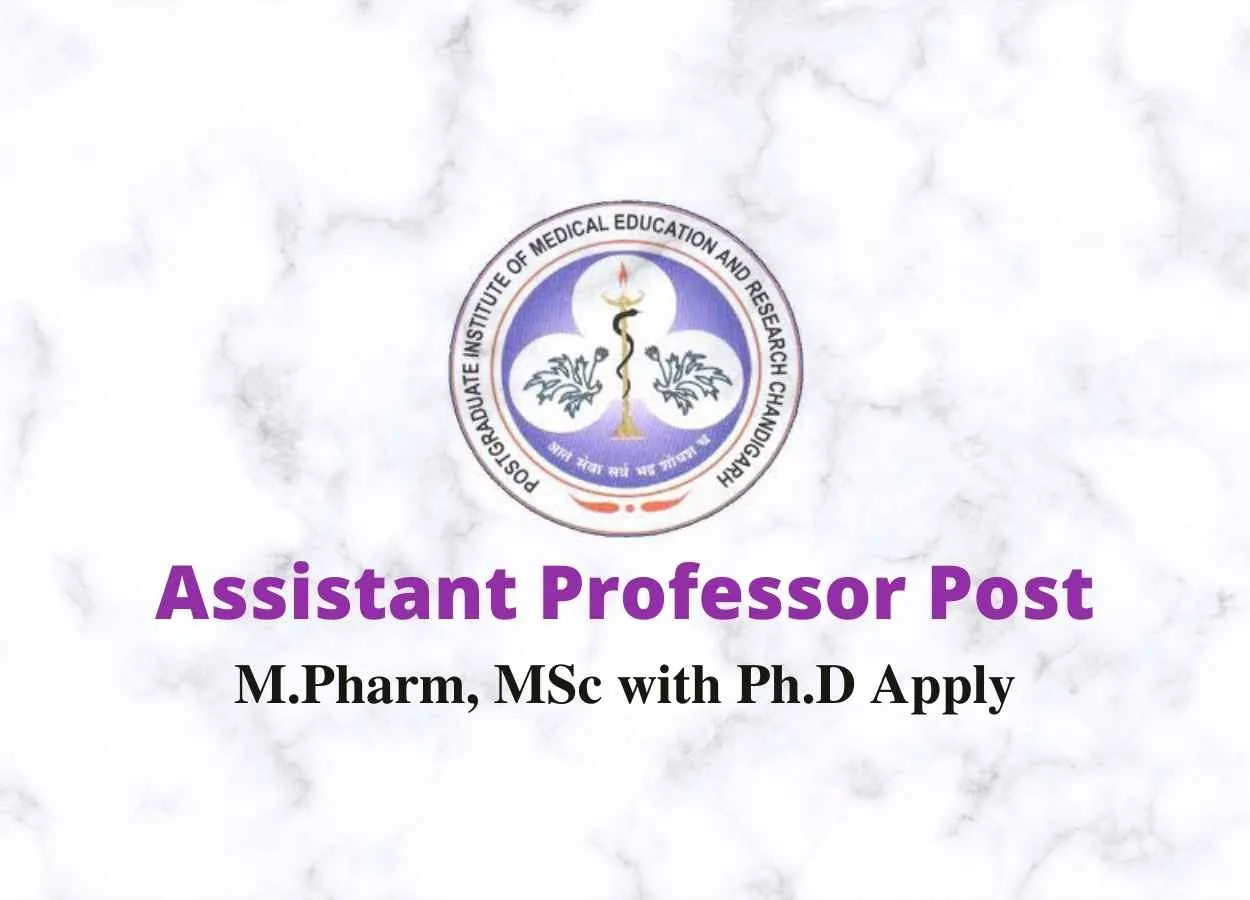 Applications are invited for the post of Assistant Professor at PGIMER