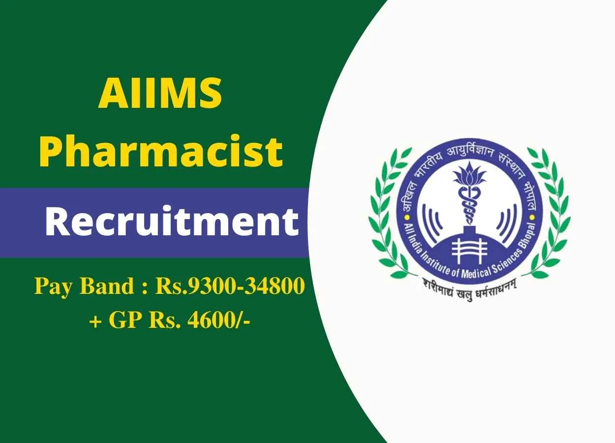 Career for Pharmacist at All India Institute of Medical Sciences
