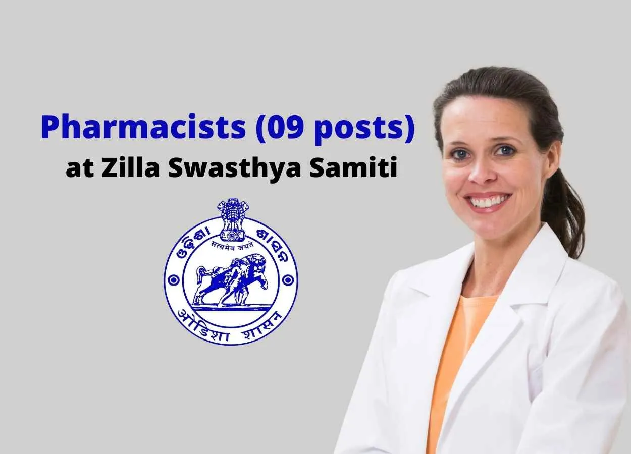 Job for Pharmacists at Zilla Swasthya Samiti