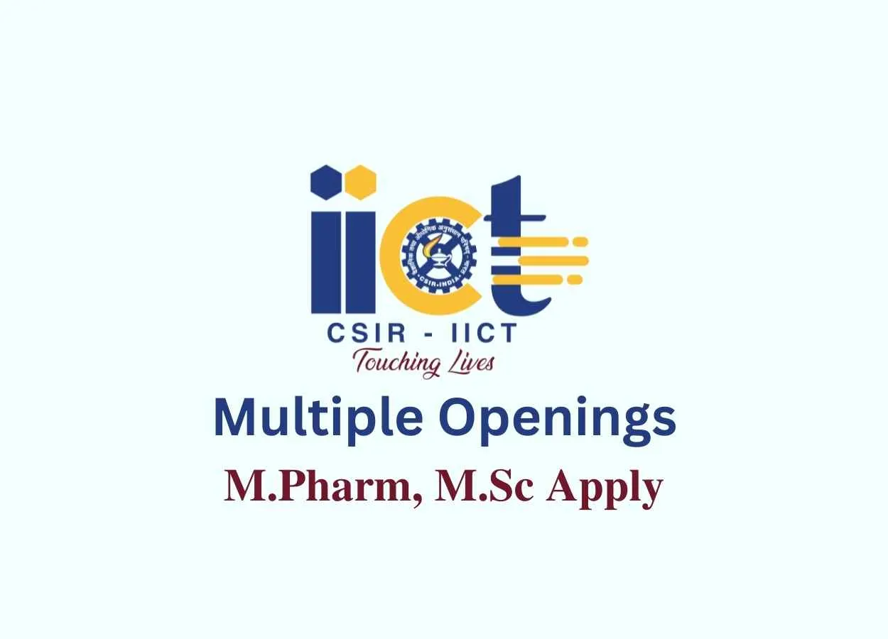 Multiple Openings at Indian Institute of Chemical Technology