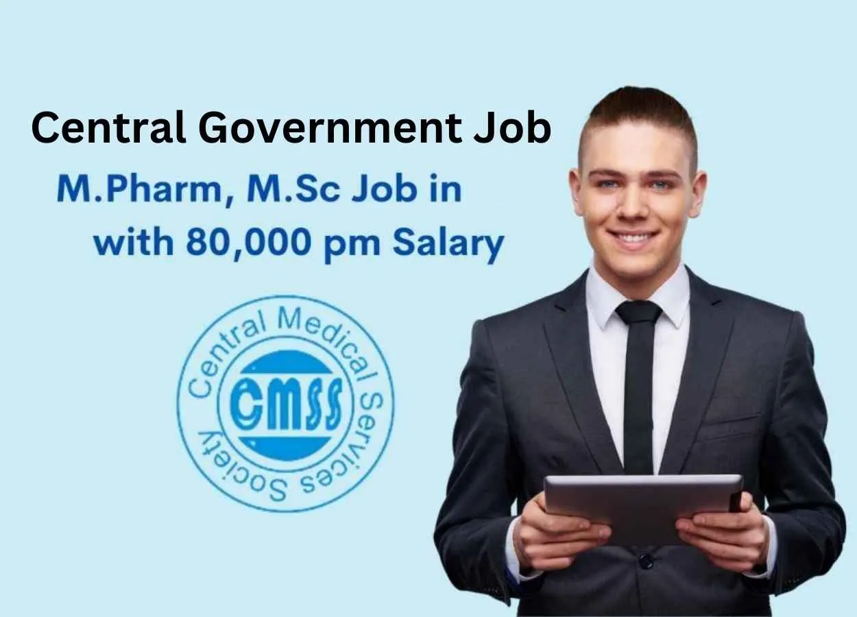 Jobs for B.Pharm at Central Medical Services Society