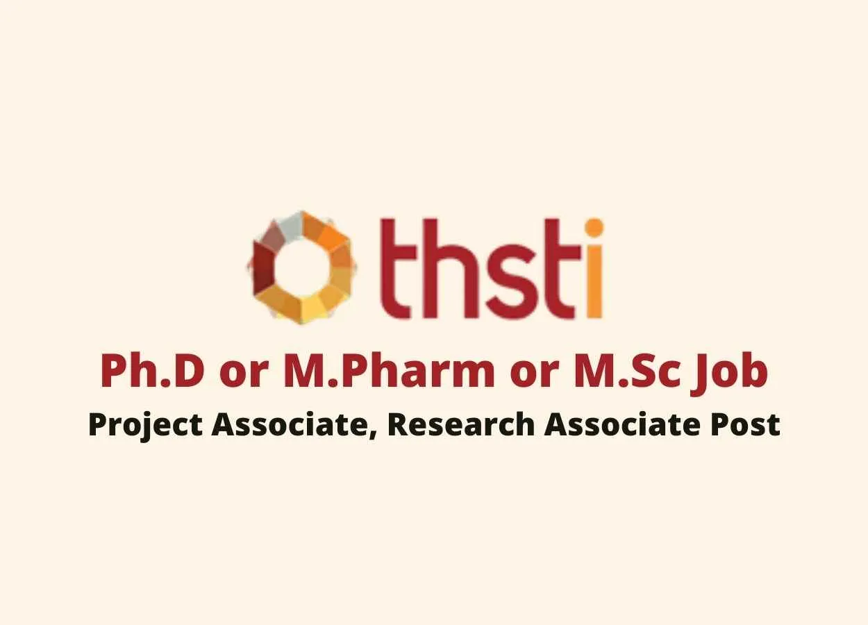 Opportunity for Ph.D or M.Pharm or M.Sc under Ministry of Science and Technology