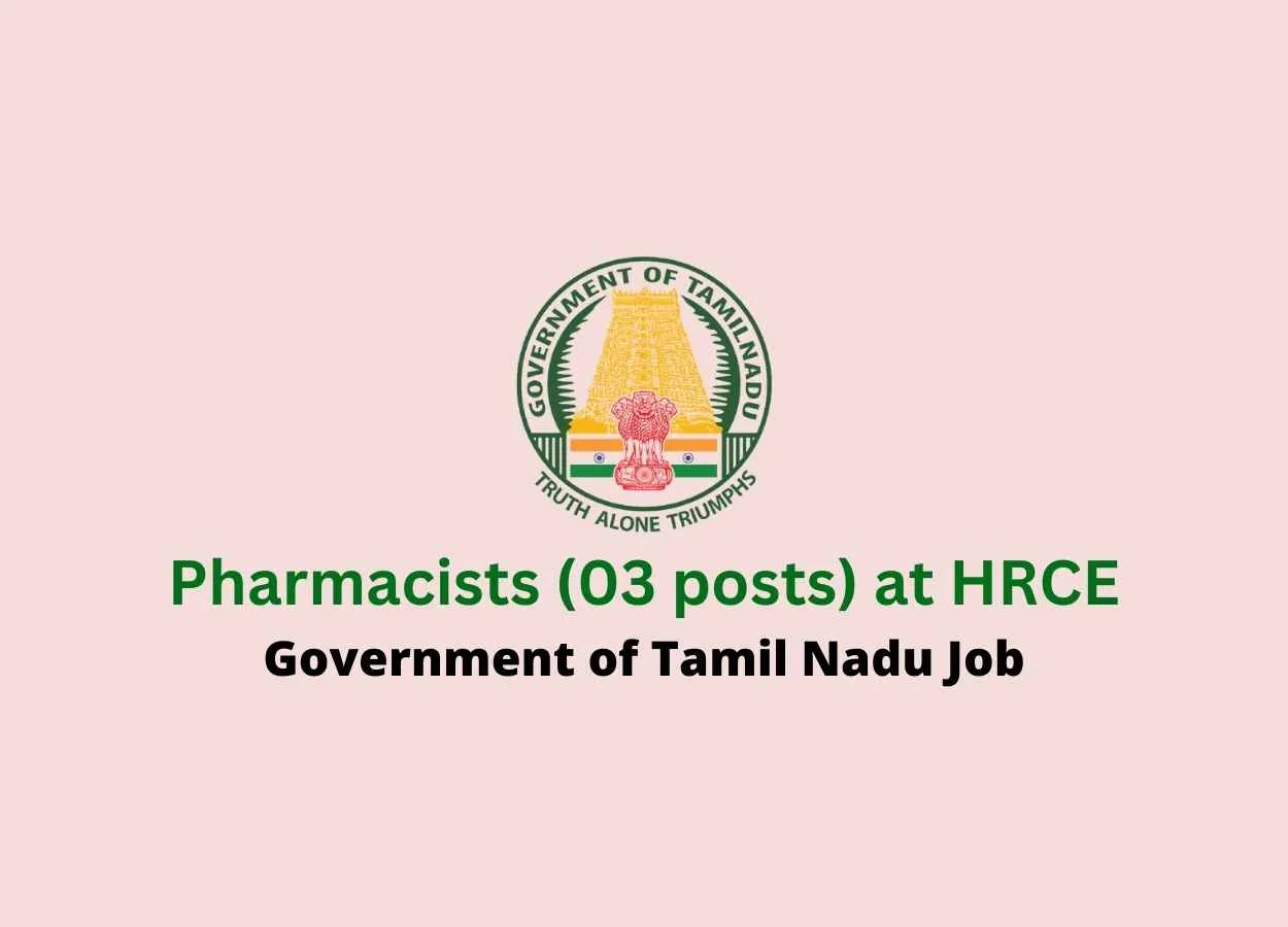 Vacancy for Pharmacists at HRCE