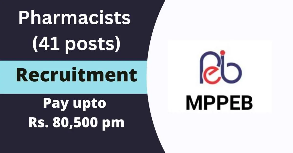 Recruitment for Pharmacists in MPPEB