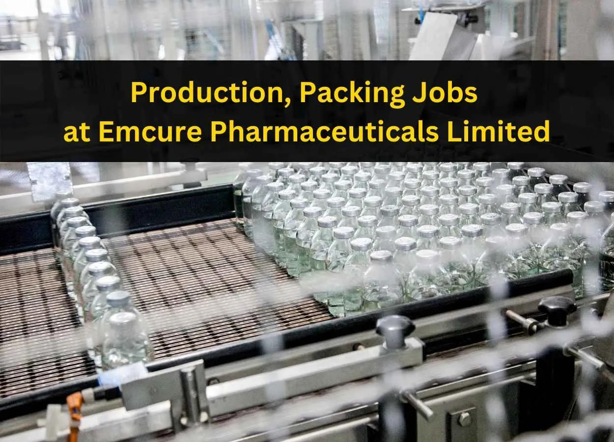 Recruitment in Production, Packing at Emcure Pharmaceuticals Limited - walk in