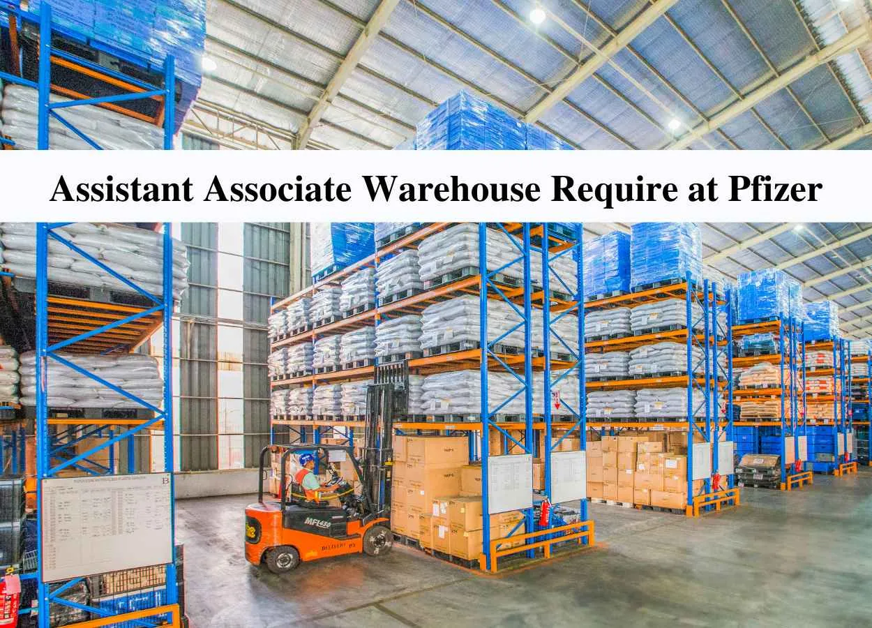 Assistant Associate Warehouse Require at Pfizer
