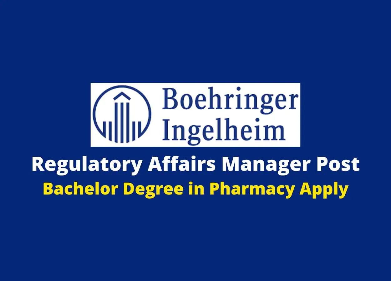 Boehringer Ingelheim looking for Regulatory Affairs Manager