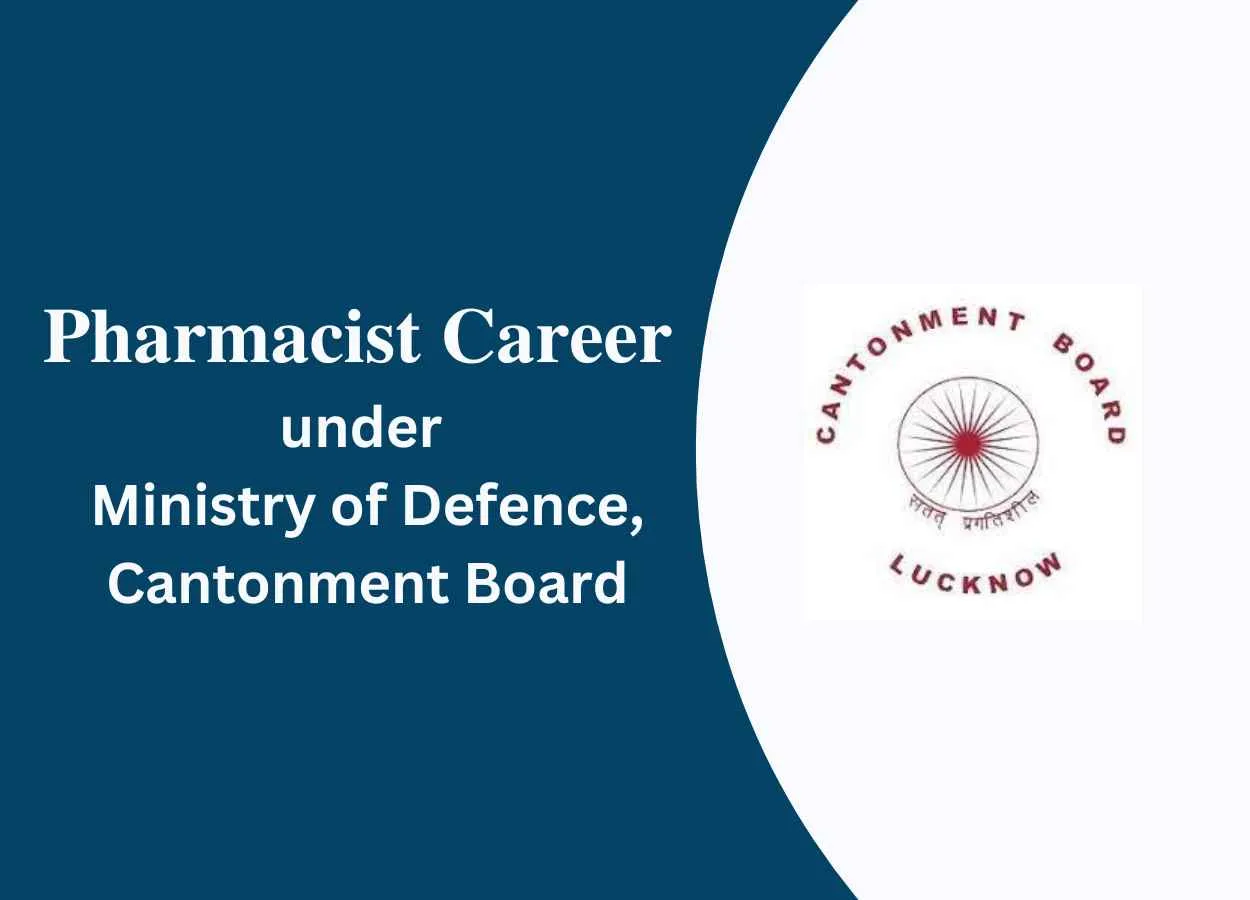 Career for Pharmacist under Ministry of Defence