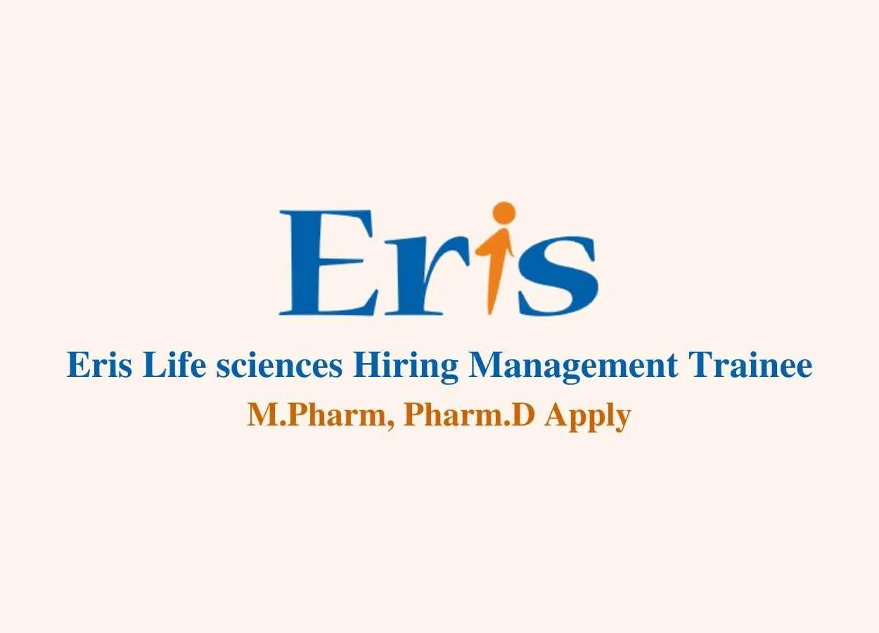 Eris Lifesciences Hiring Management Trainee