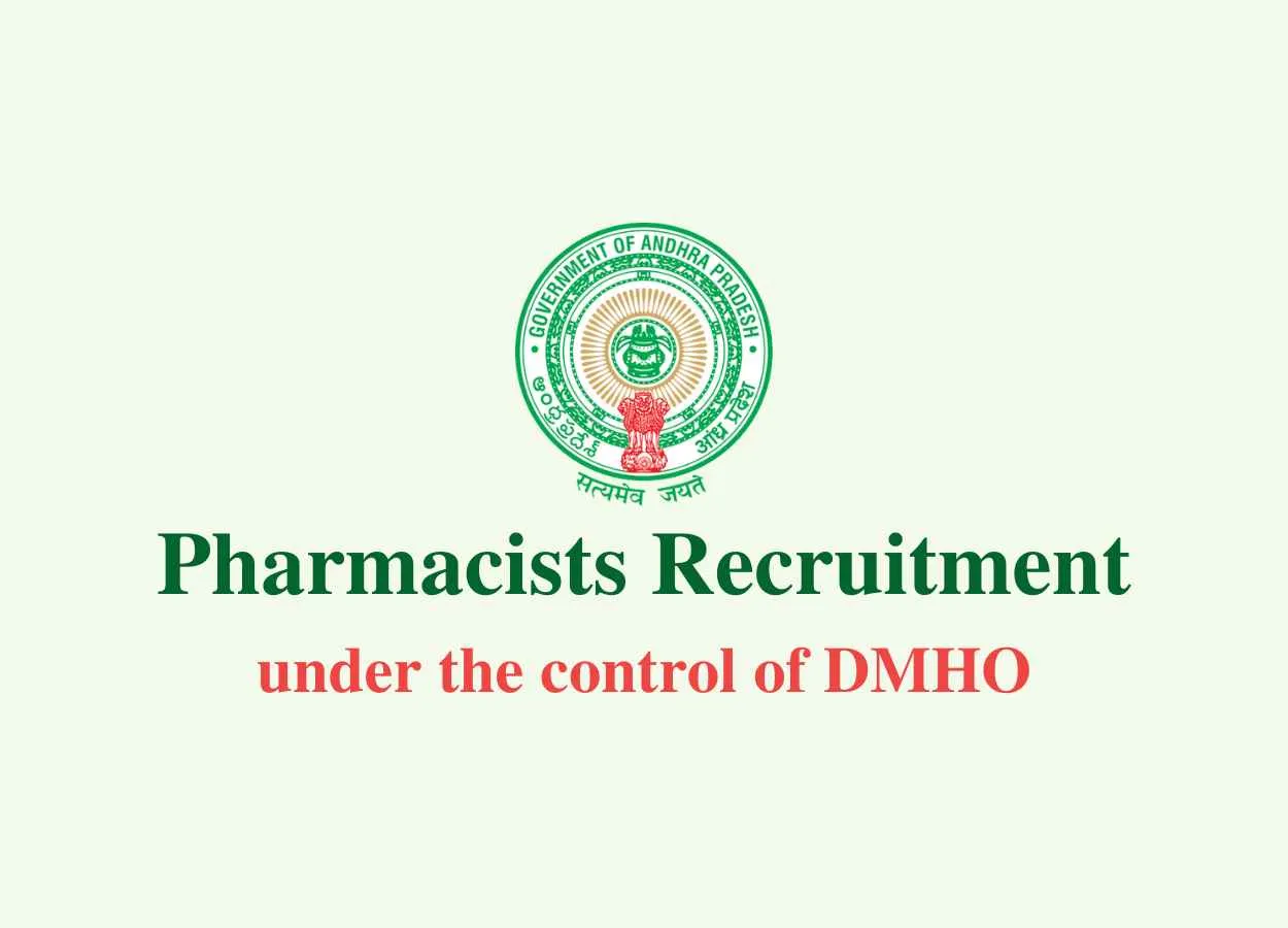 Job for Pharmacists under the control of DMHO