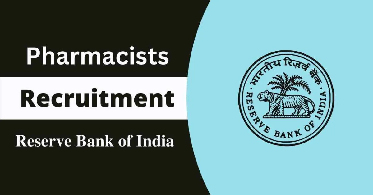 Join as Pharmacist at Reserve Bank of India