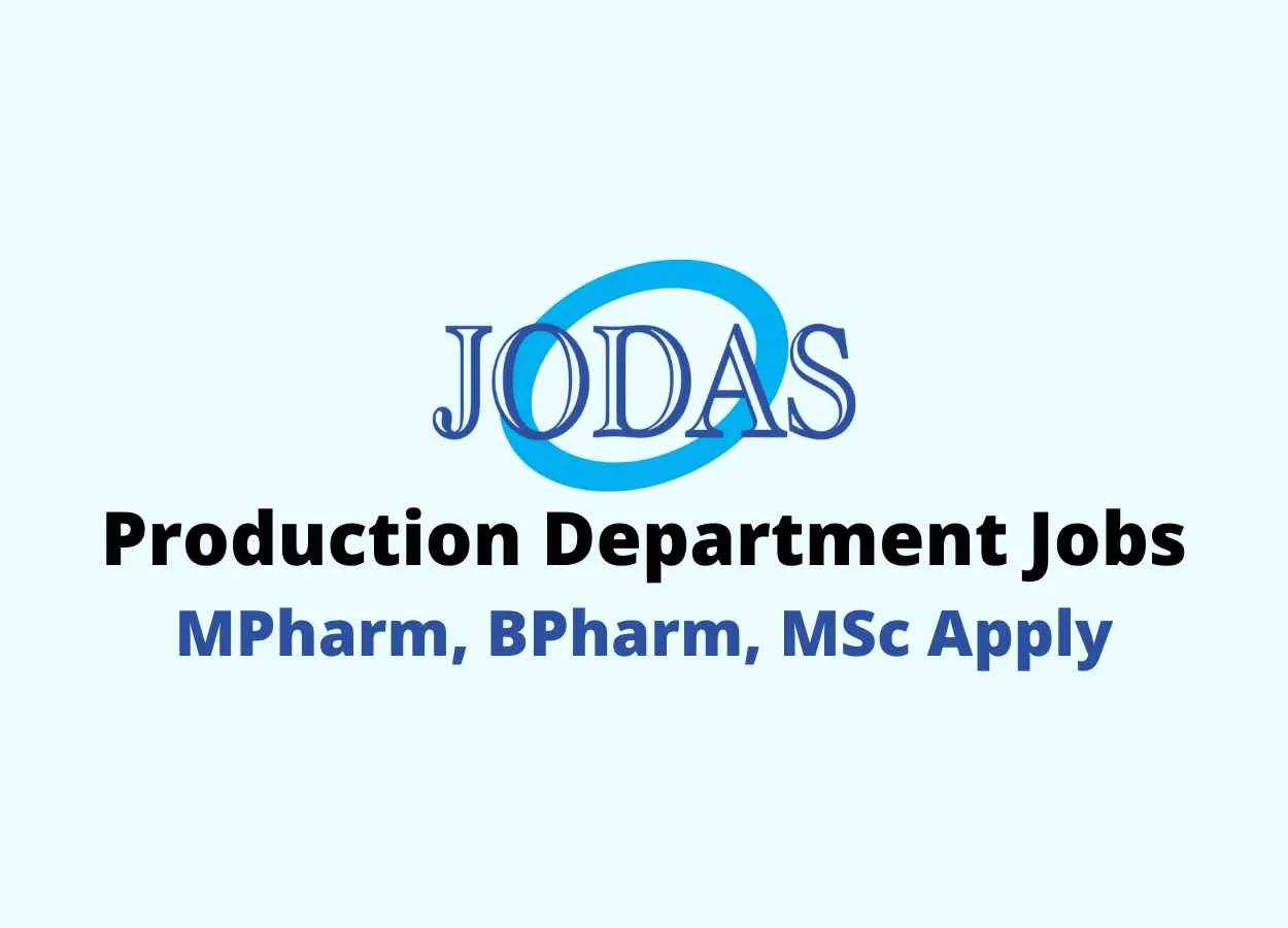 Production Department Jobs at Jodas Expoim