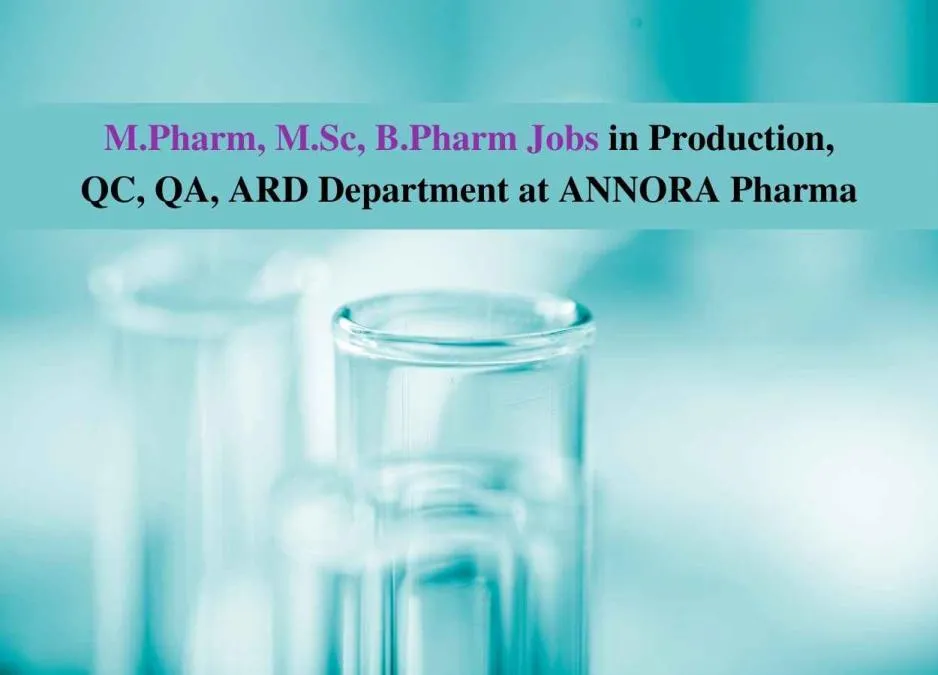 ANNORA Pharma Jobs