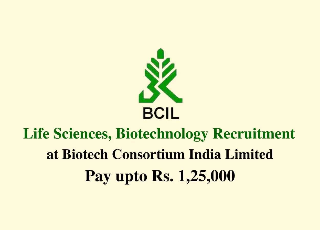 BCIL Life Sciences, Biotechnology Recruitment