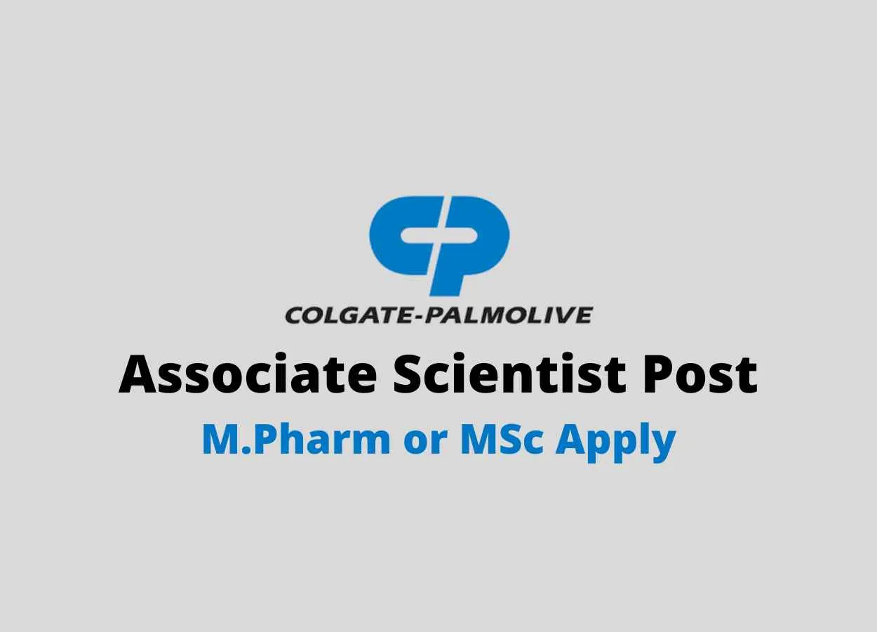 Colgate looking for Associate Scientist
