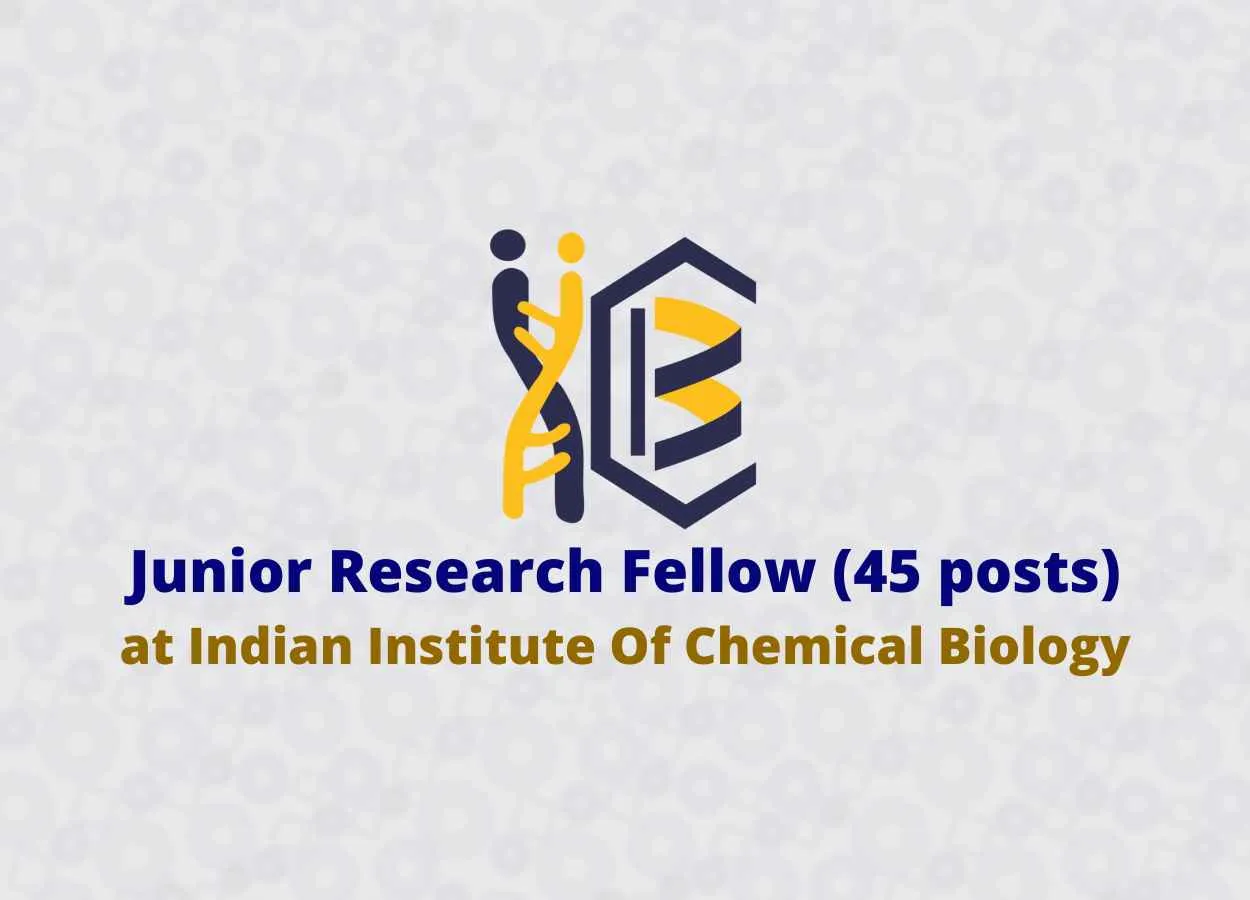 IICB invites applications for post of JRF