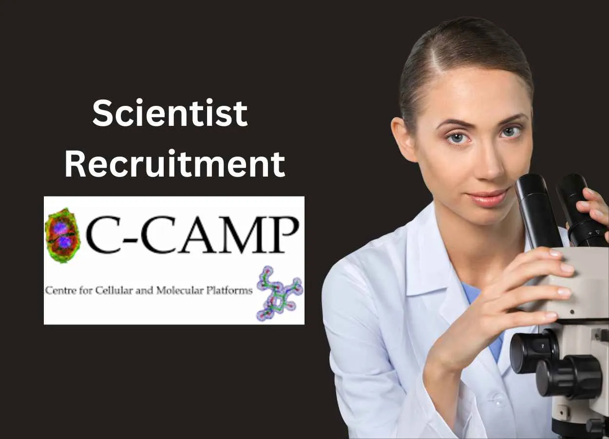 Invites applications for post of Scientist at C-CAMP