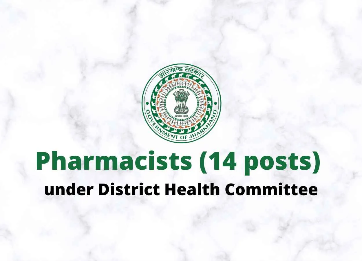 Job for Pharmacists under District Health Committee