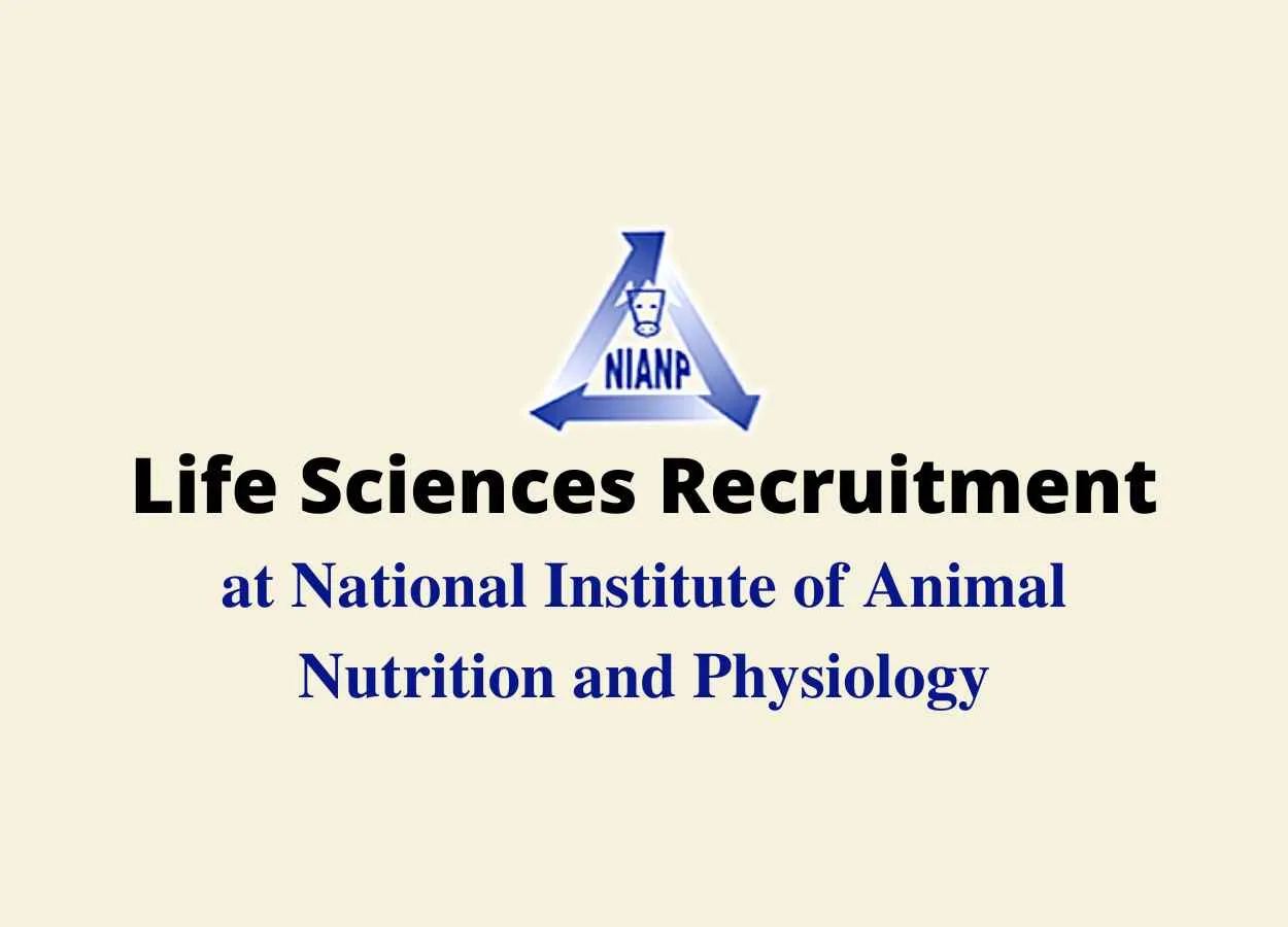 Life Sciences recruitment at NIANP