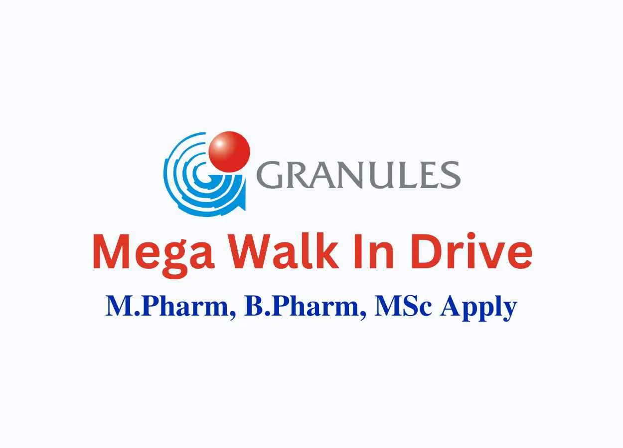 Mega Walk In Drive at Granules India Ltd