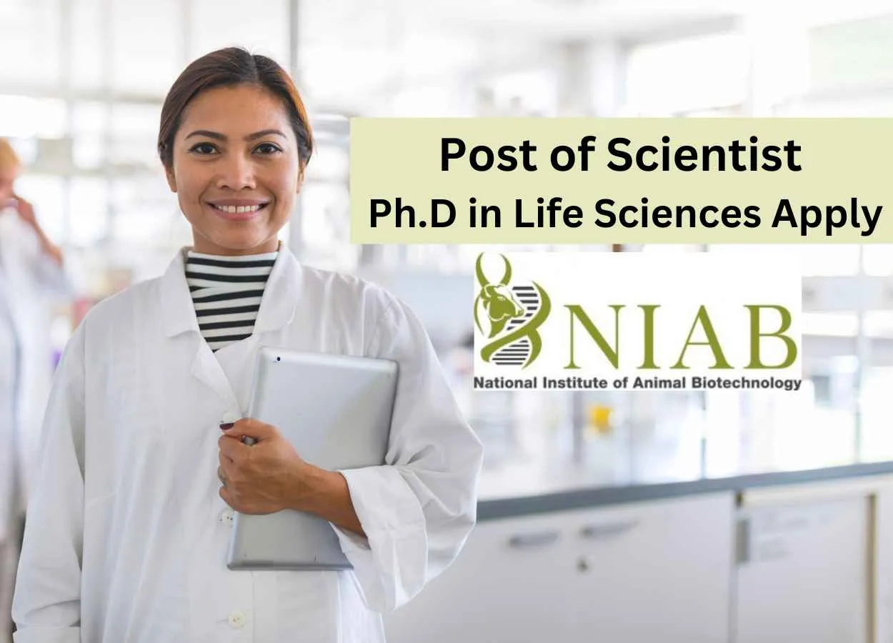 NIAB invites applications for post of Scientist