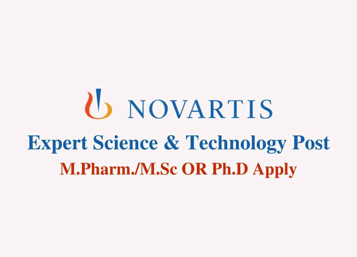 Novartis looking for Expert Science & Technology