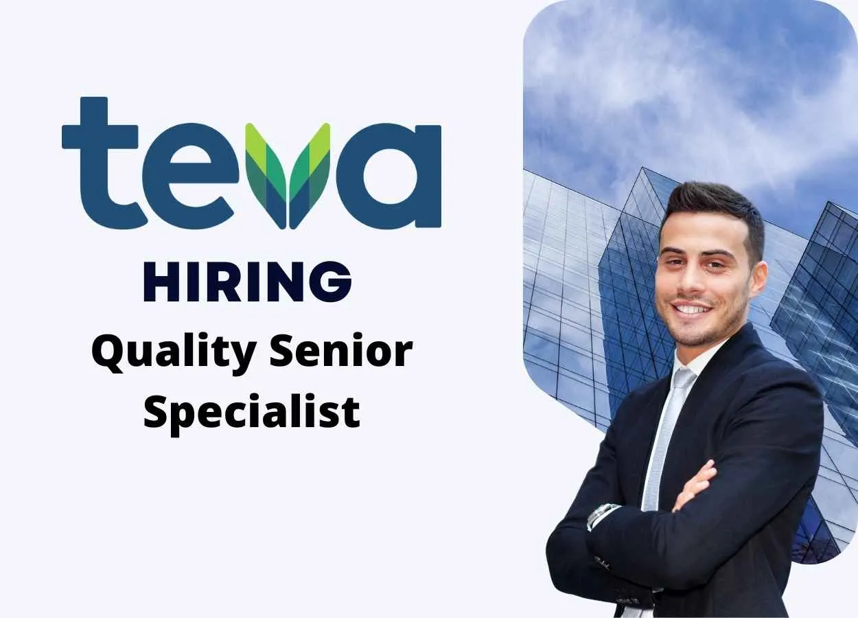 Quality Senior Specialist require at Teva