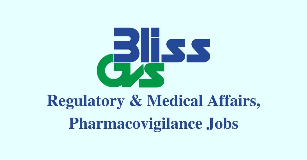 Bliss GVS Pharma Jobs