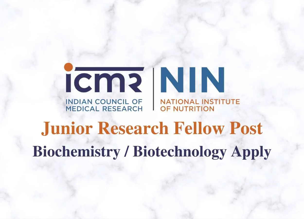 Vacancy for Junior Research Fellow at NIN
