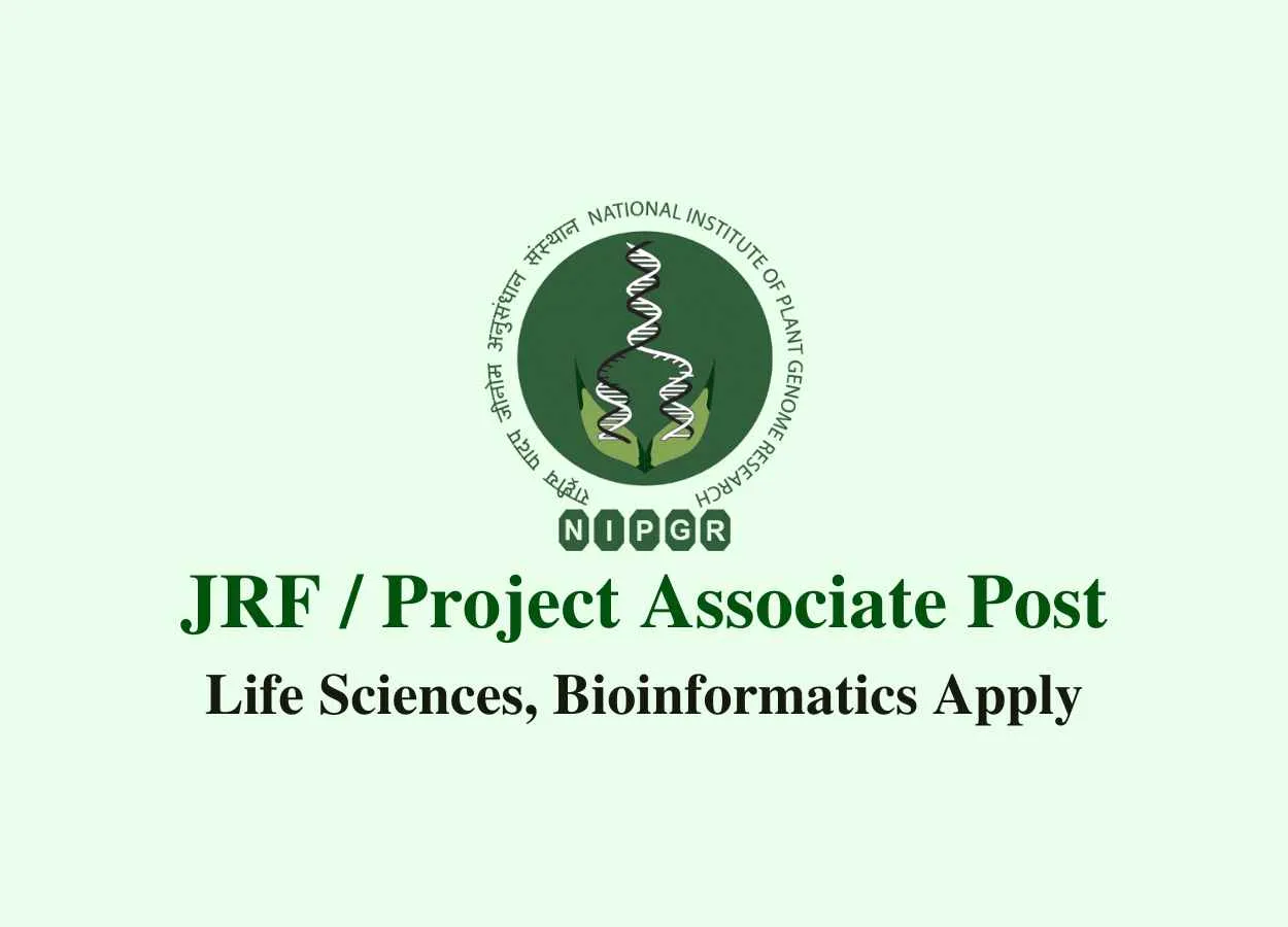Vacancy for Junior Research Fellow at NIPGR