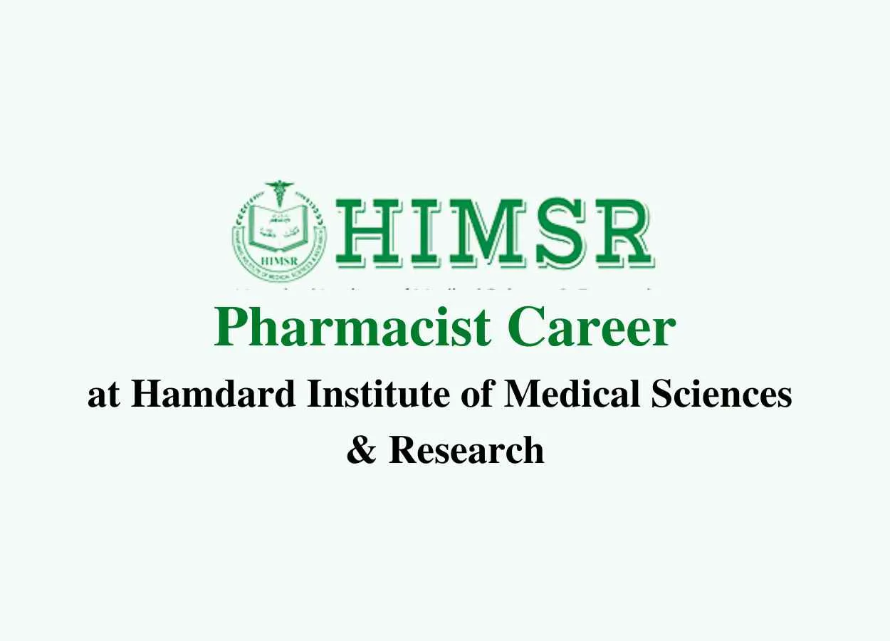Career for Pharmacist at Hamdard Institute of Medical Sciences & Research