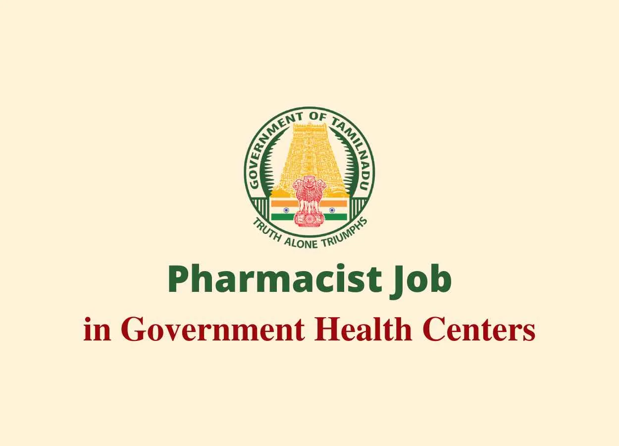 Job for Pharmacist in Government Health Centers