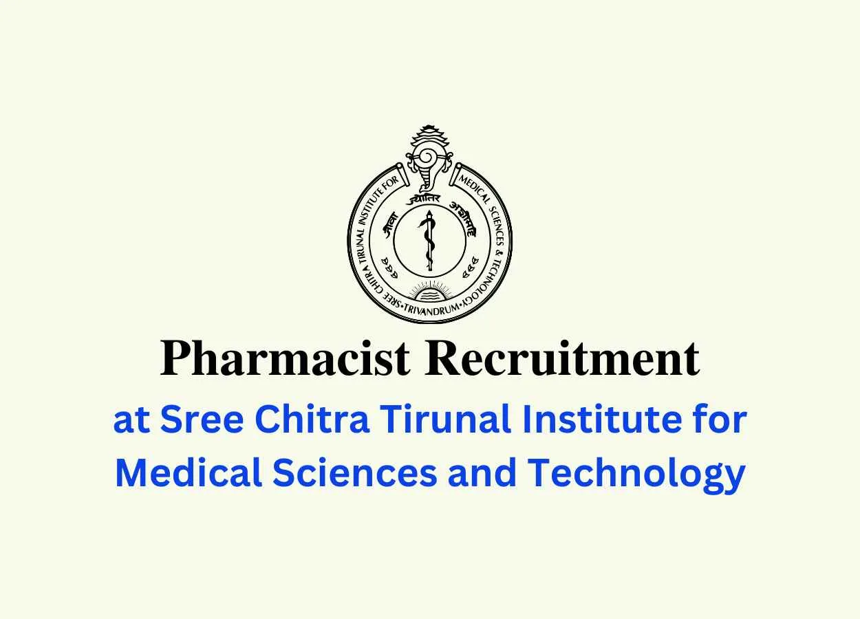 Job for Pharmacists at SCTIMST
