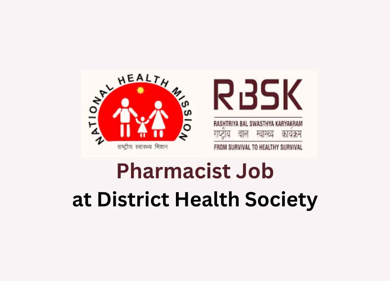 Vacancy for Pharmacist at District Health Society