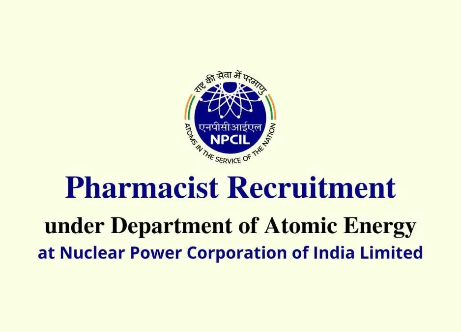 Opportunity for Pharmacist to join NPCIL